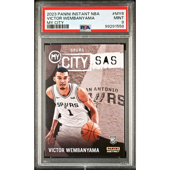 Victor Wembanyama 2023 Panini MyCity Rookie NBA #MY-6 Card PSA 9 Mint - Picture 1 of 2